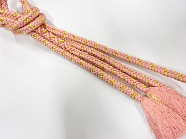 正絹　手組帯締め